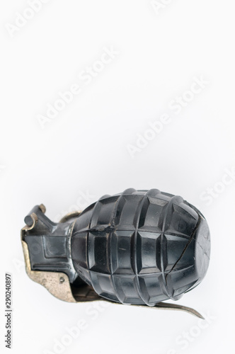 Hand bomb isolated on white background. © finchmaystor