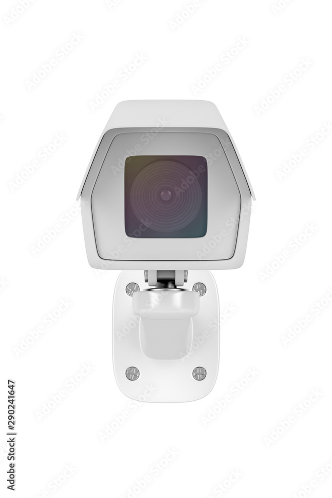 Surveillance camera isolated on white Surveillance camera isolated on white