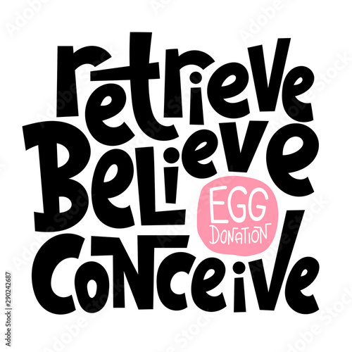 Egg donation lettering quotes