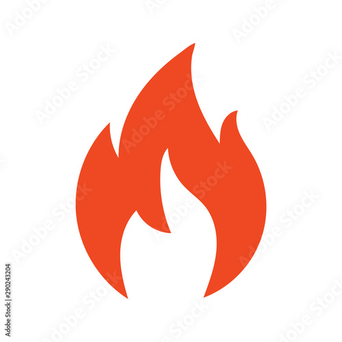 Fire flame logo vector illustration design template. vector fire flames sign illustration isolated. fire icon 