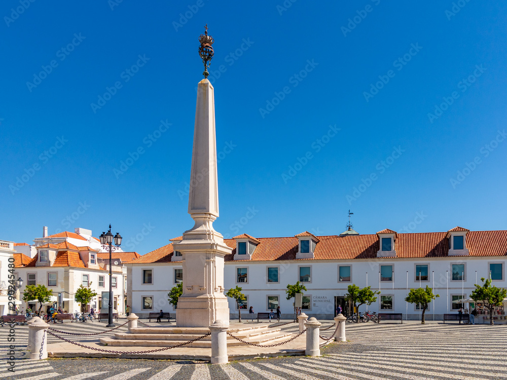 Praça Marquês de Pombal, Vila Real de Santo António, Algarve, Portugal