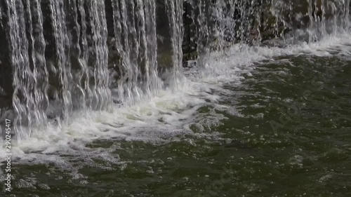 Wallpaper Mural Natural water falling in the falls at a forest. Suitable for background footage usages Torontodigital.ca