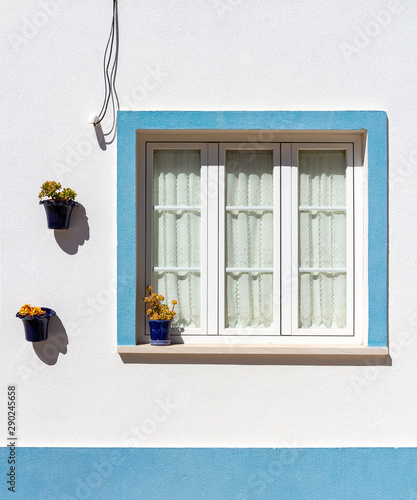 Window at Castro Marim, Algarve, Portugal photo