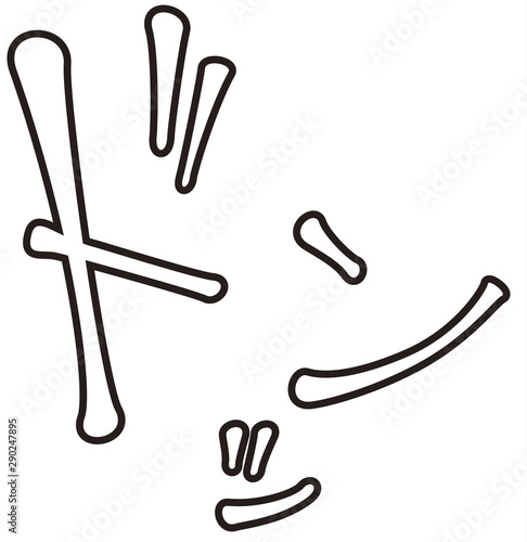漫画用の描き文字「ドン(D)」