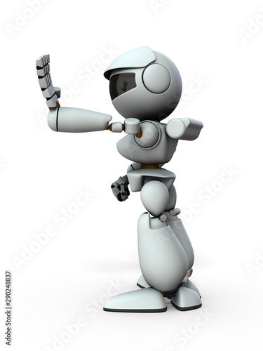 手を前に出して拒絶するａｉロボット Stock イラスト Adobe Stock