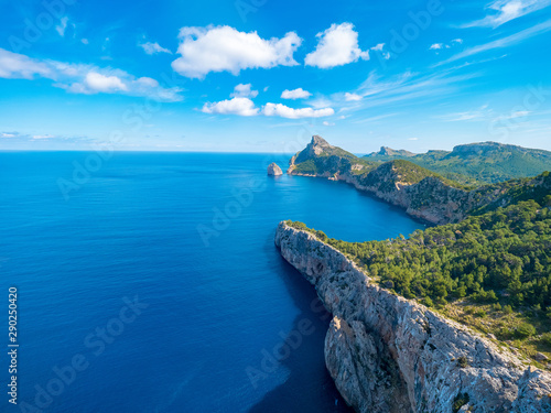 Capo formentor, Mallorca, Spanien, an einem sonnigen Sommertag