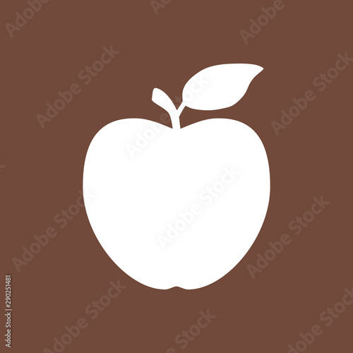 Apfel und Hintergrund