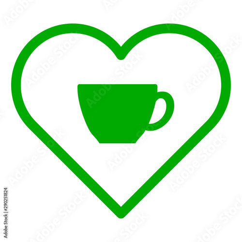 Tasse und Herz