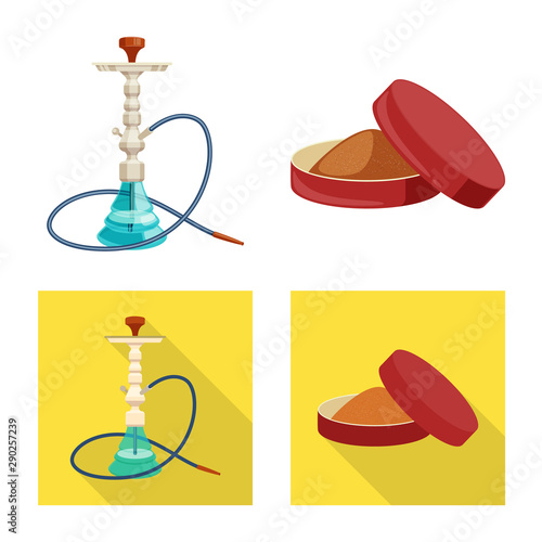 Vector design of refuse and stop icon. Set of refuse and habit vector icon for stock.