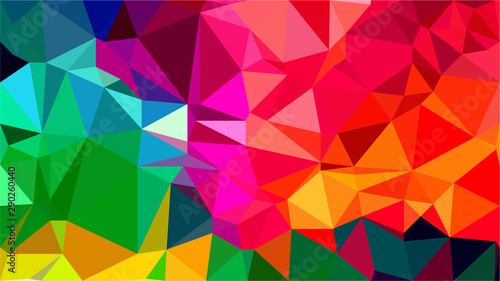 Polygon background illustration vector design