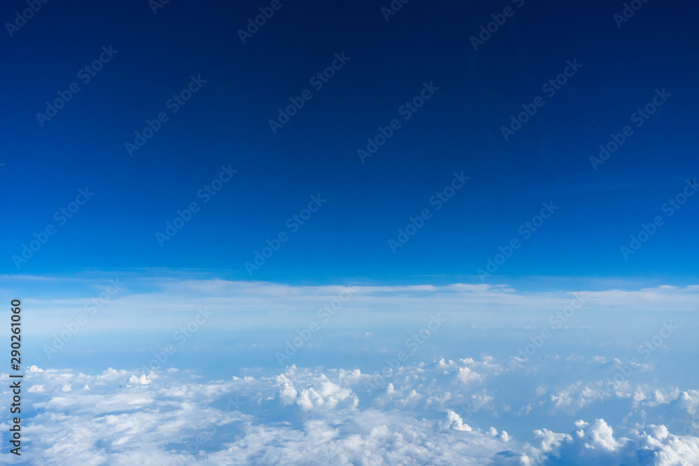 Naklejka blue sky with clouds