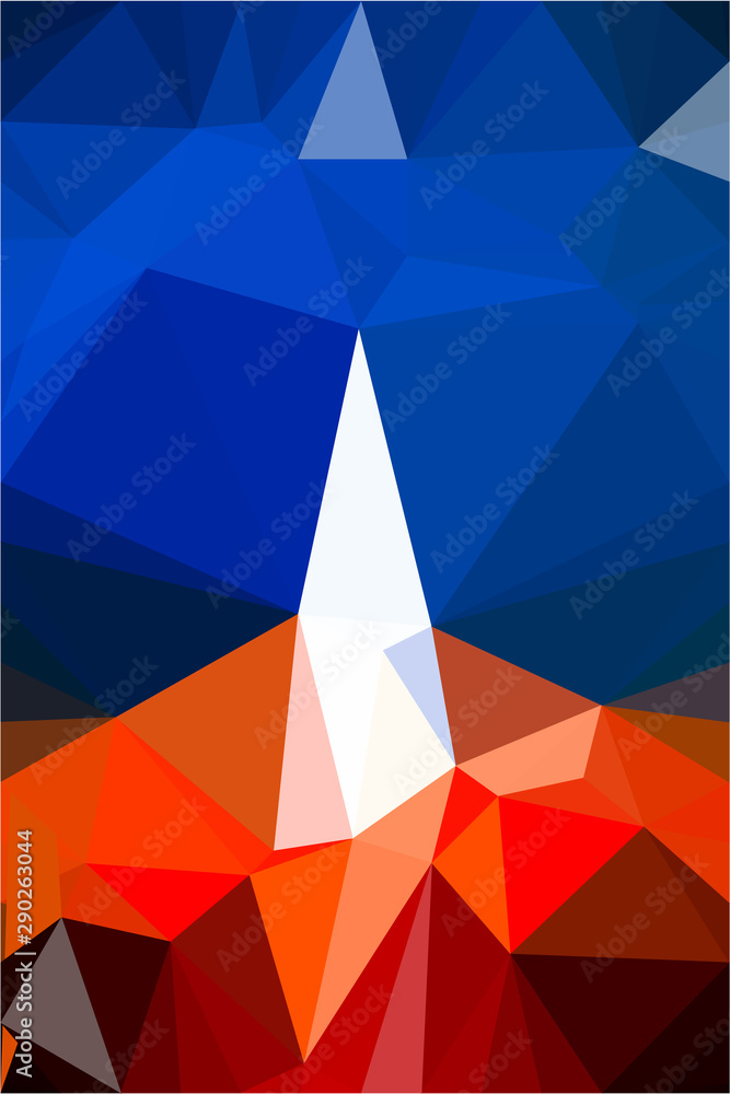 Fototapeta premium Polygon background illustration vector design