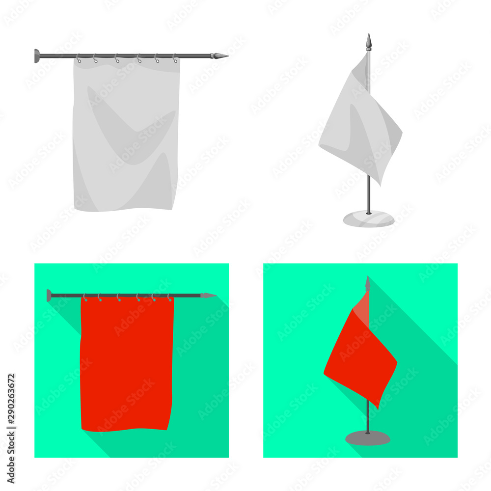Vector illustration of texture and presentation icon. Set of texture and media stock symbol for web. Vector illustration of texture and presentation icon. Set of texture and media stock symbol for web.