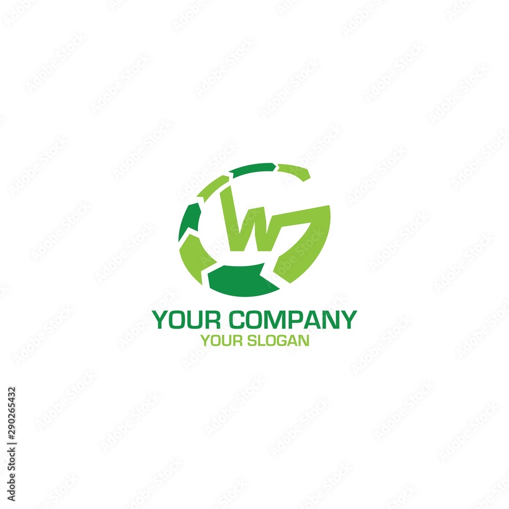 GW Green Logo Design Vector GW Green Logo Design Vector