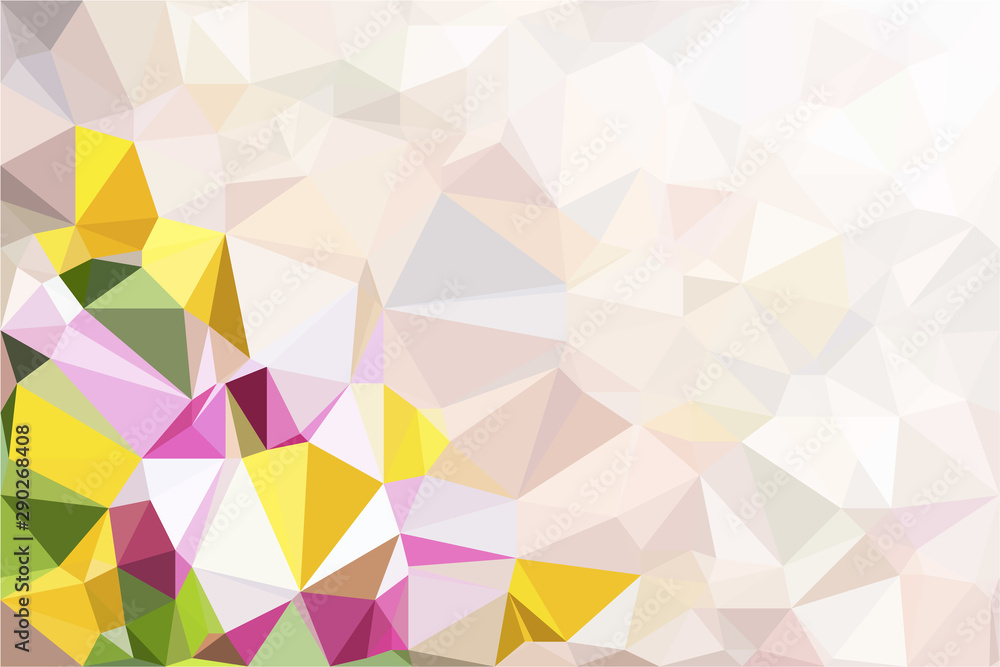 Fototapeta premium Polygon background illustration vector design