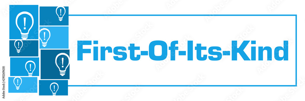 First Of Its Kind Blue Bulbs Grid Left Box Horizontal First Of Its Kind Blue Bulbs Grid Left Box Horizontal