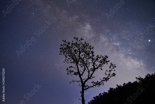 Galaxies of Hwangmaesan Mountain in Hapcheon-gun, Gyeongsangnam-do, South Korea 