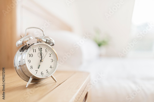 Alarm clock morning wake-up time photo