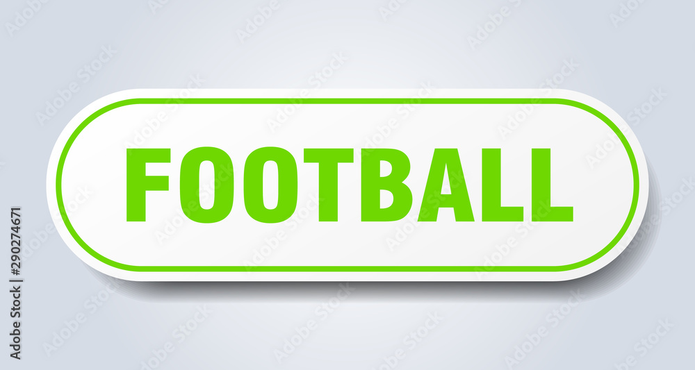 football sign. football rounded green sticker. football football sign. football rounded green sticker. football