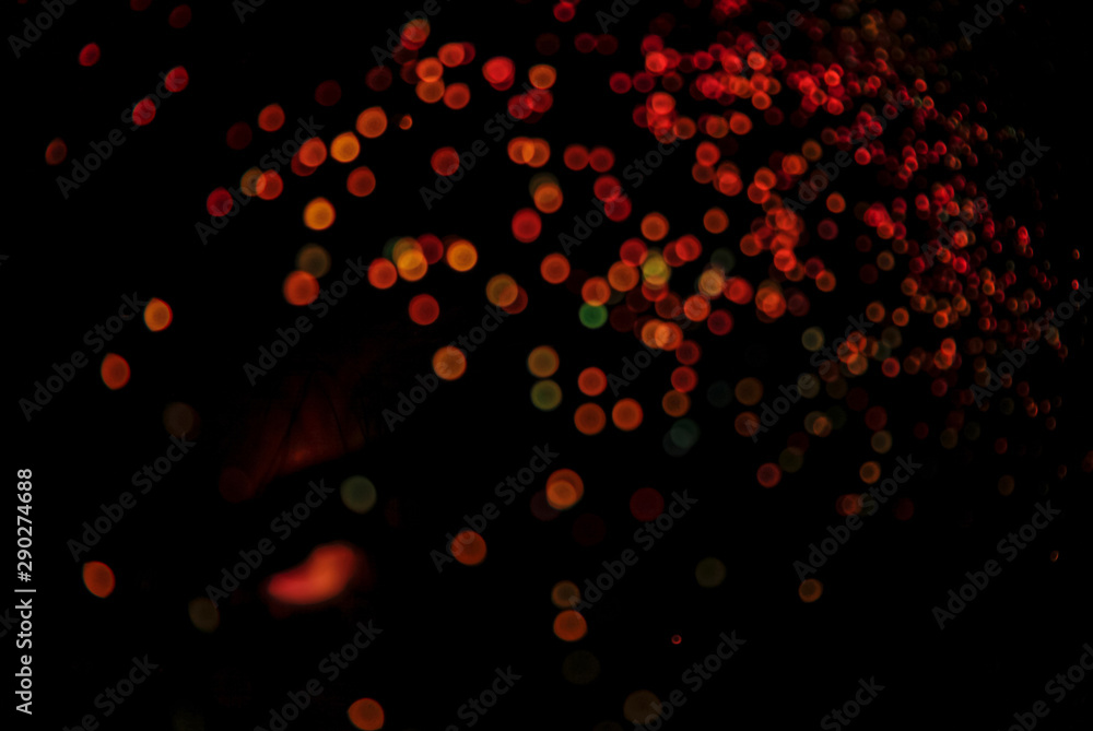 Moving Colorful Light Dots Moving Colorful Light Dots