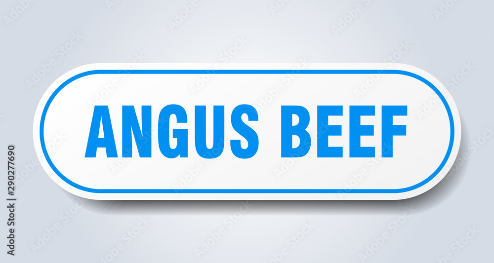 angus beef sign. angus beef rounded blue sticker. angus beef angus beef sign. angus beef rounded blue sticker. angus beef