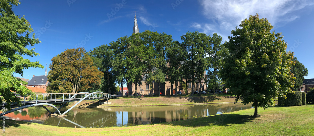 Panorama from the canal around Groenlo