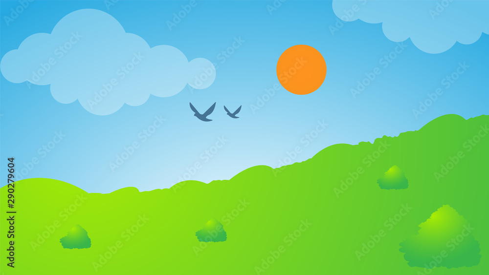 Morning Nature Background Morning Nature Background