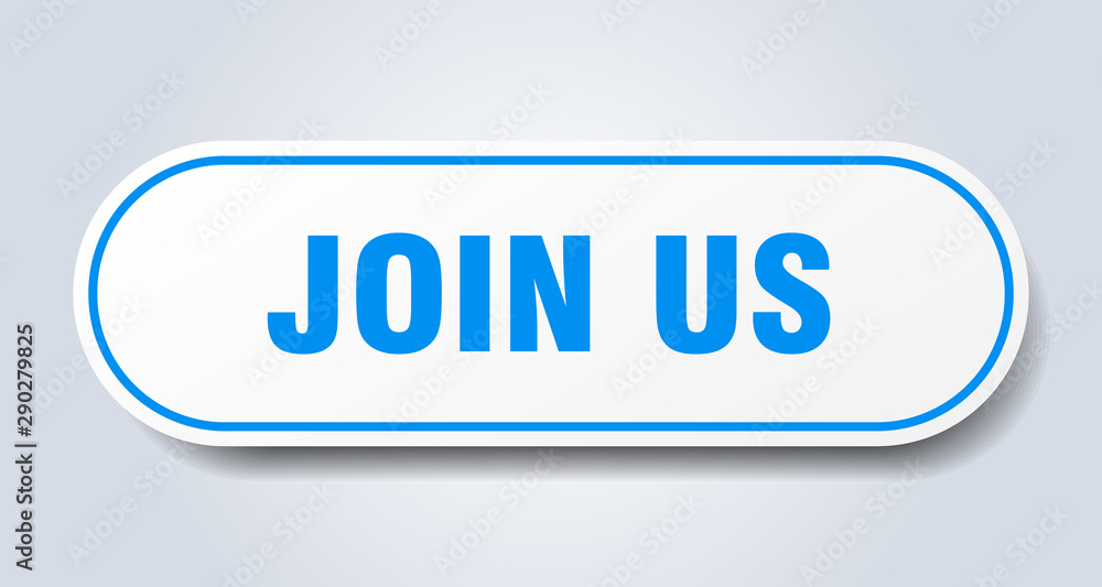 join us sign. join us rounded blue sticker. join us join us sign. join us rounded blue sticker. join us