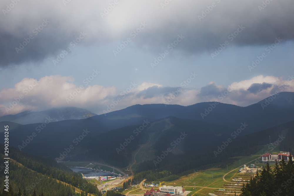 view of mountains