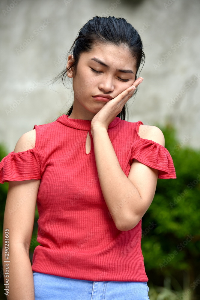 An A Tired Pretty Female An A Tired Pretty Female