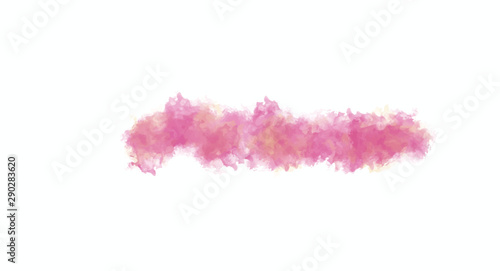 Pink watercolor background for your design, watercolor background concept, vector.