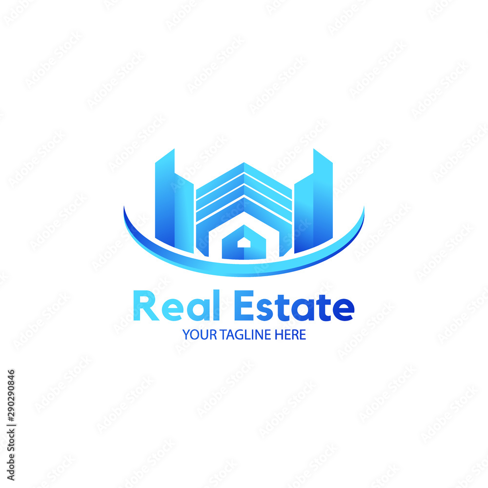 Corporate Modern Real Estate Logo Design 