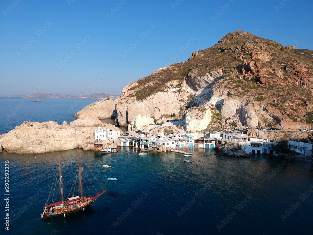 Obraz premium Firopotamos Milos Cyclades Grèce