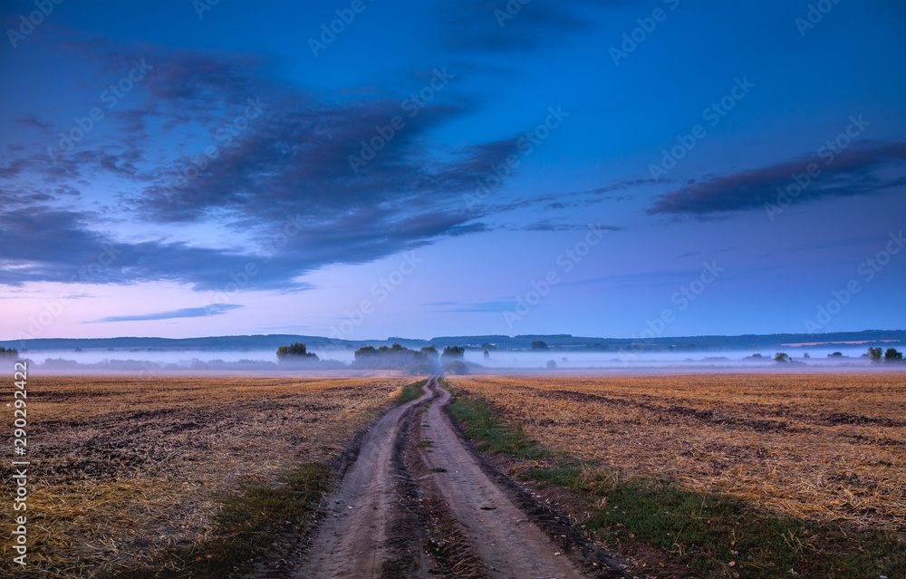 Naklejka premium Morning fog