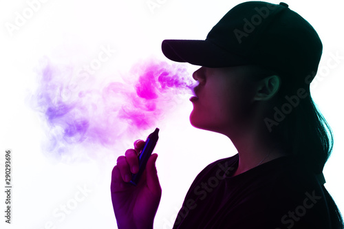 teenager vaping