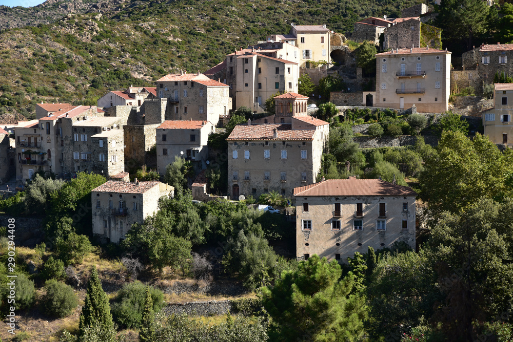 Village de Lama en Corse