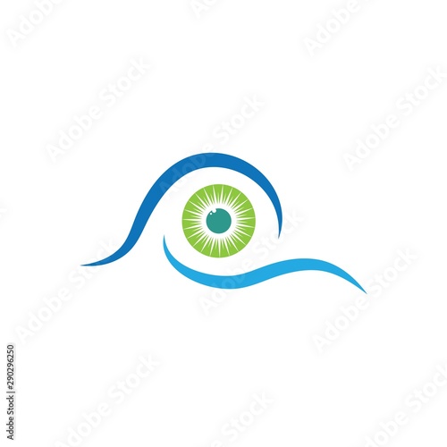 Branding Identity Corporate Eye Care vector logo design