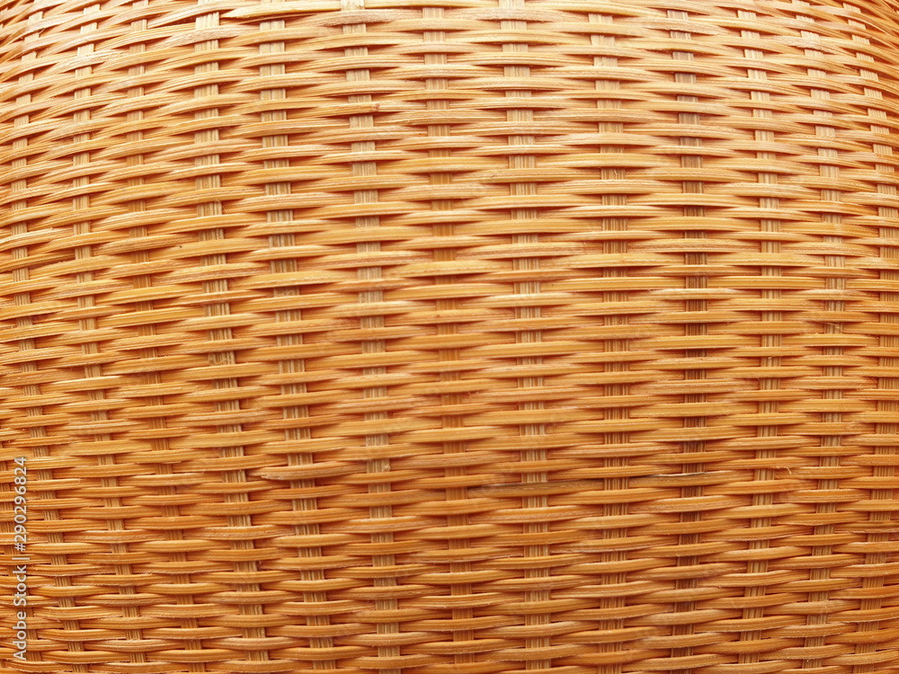 The brown bamboo background and texture of the basket The brown bamboo background and texture of the basket