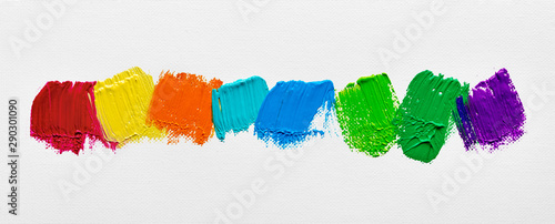 Εκτύπωση καμβά brush strokes