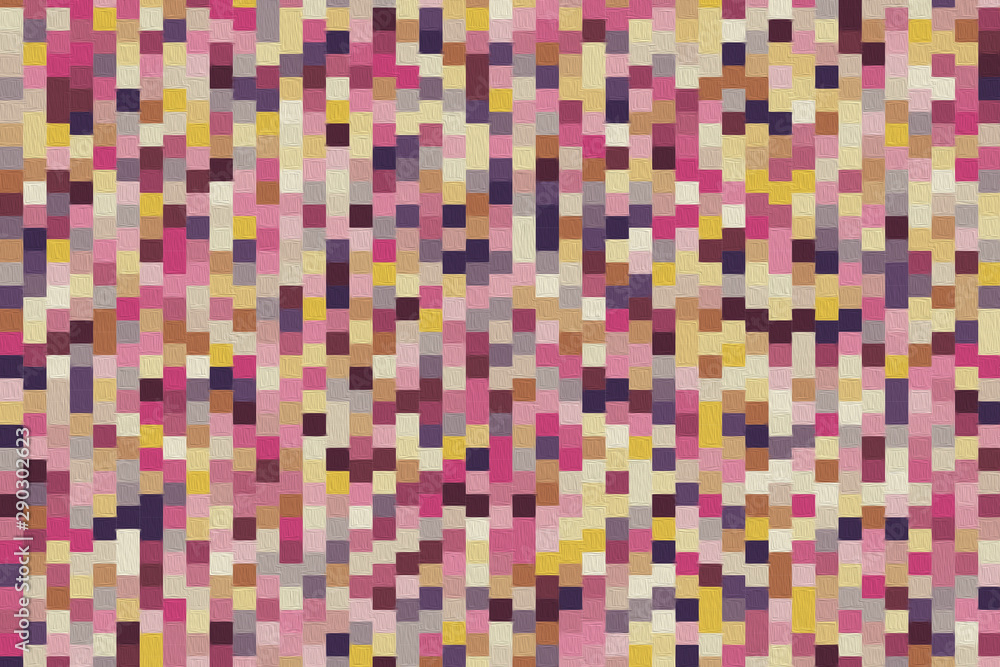 Color geometric background. Abstract geometric pattern. Oil painting flat style design. Texture for print, poster, and banner Color geometric background. Abstract geometric pattern. Oil painting flat style design. Texture for print, poster, and banner