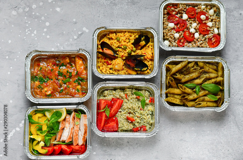 Canvas Print Food delivery