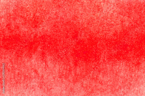 Watercolor red background on paper. Abstract illustration.