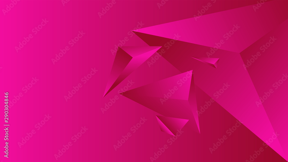Abstract polygon triangle gradient background pink Abstract polygon triangle gradient background pink