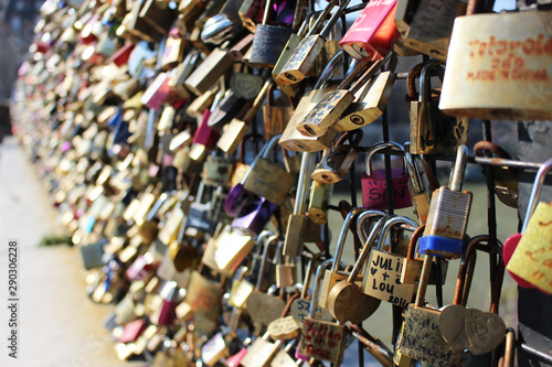 Love locks in Paris