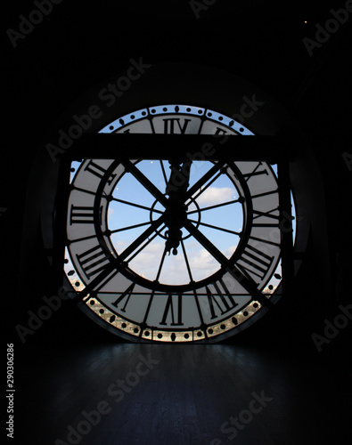 Musee d' Orsay clock, Paris