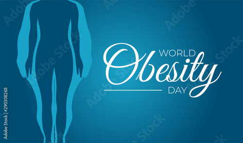 World Obesity Day Background Illustration photo
