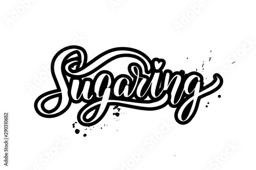  Vector calligraphy illustration isolated on white background