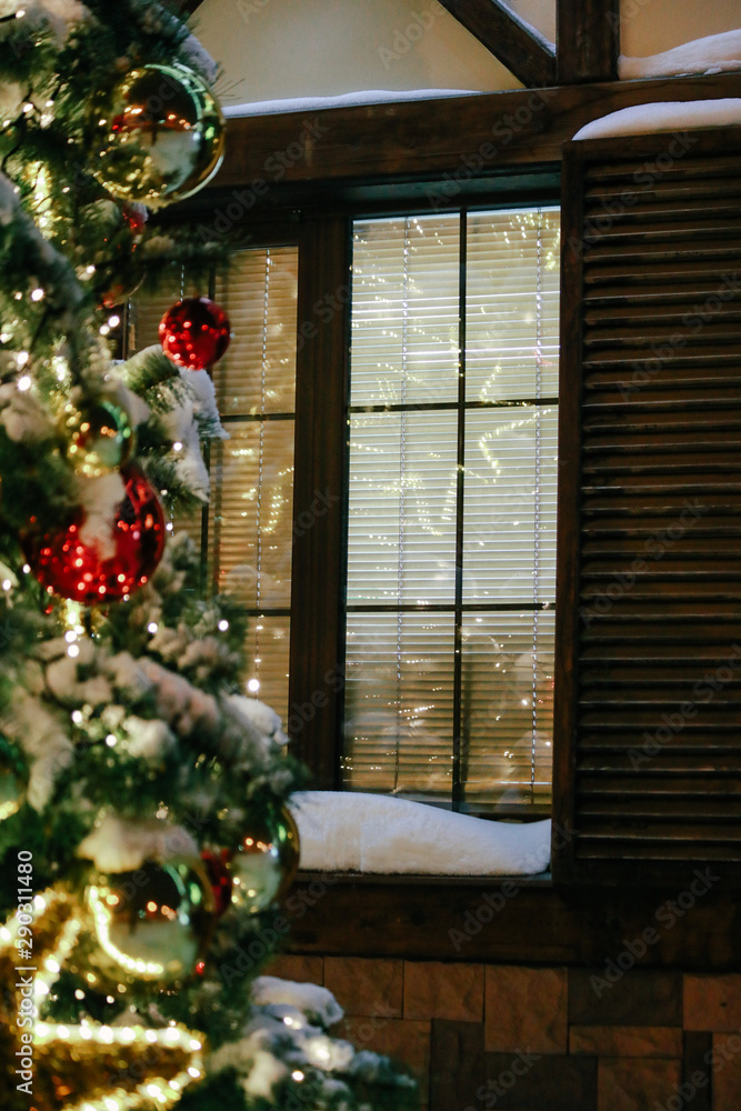 window in a house happy new year window in a house happy new year