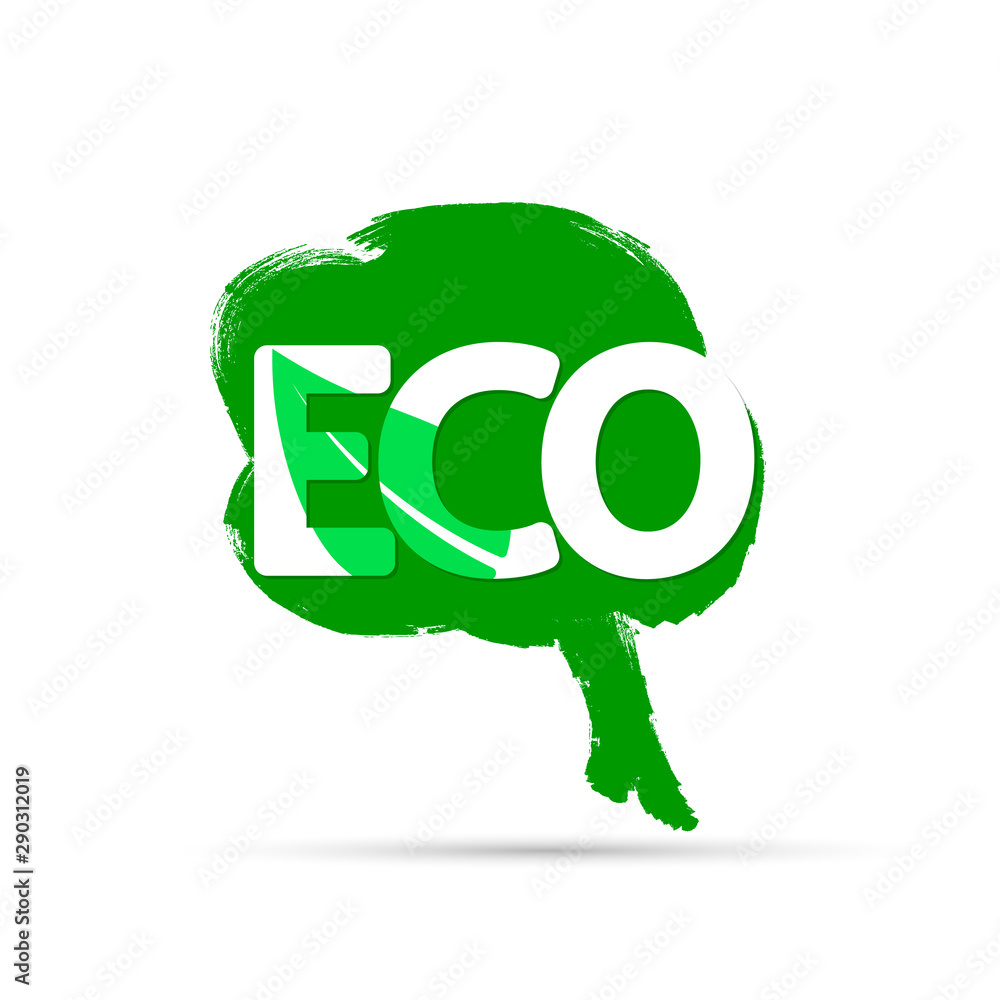 Eco logo design template, vector illustration Eco logo design template, vector illustration