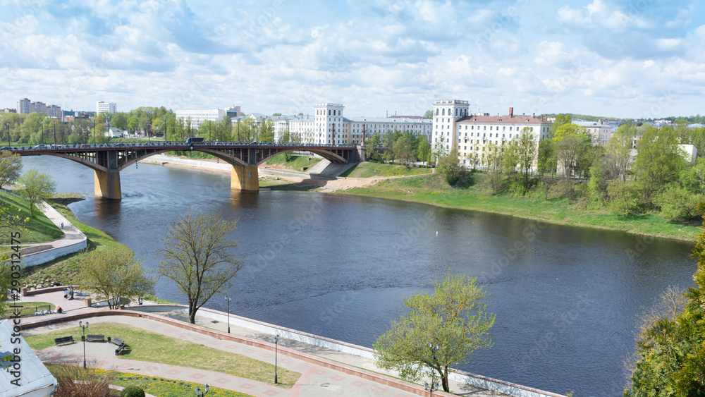 Bridge over the Western Dvina river in Vitebsk